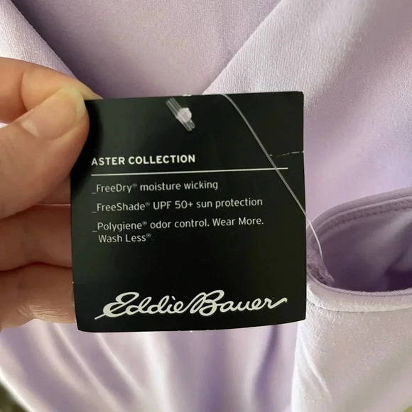 NWT Eddie Bauer aster crossover lilac purple dress sleeveless - Picture 4 of 9